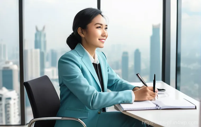 내면 대화와 목표 설정 - **Aspiration and Inner Dialogue:** A vibrant and inspiring image of a young Malaysian professional, ...
